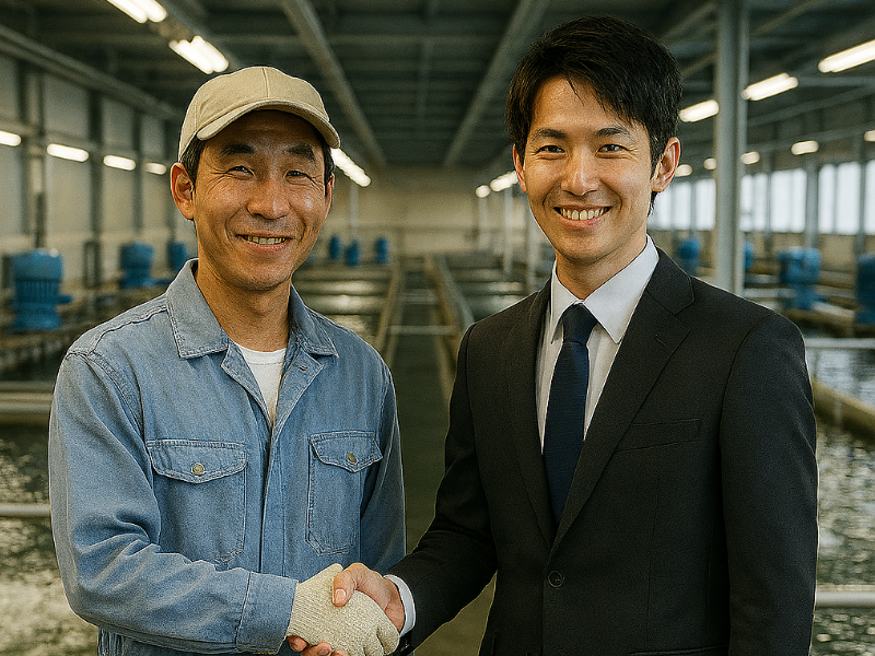 海老養殖プロデュース事業